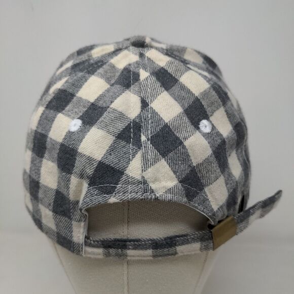 Cocus Pocus Men's Slideback Hat Multicolor Plaid Pattern Size OS Poly Blend - Picture 5 of 7